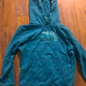 The North Face hooded sweatshirt